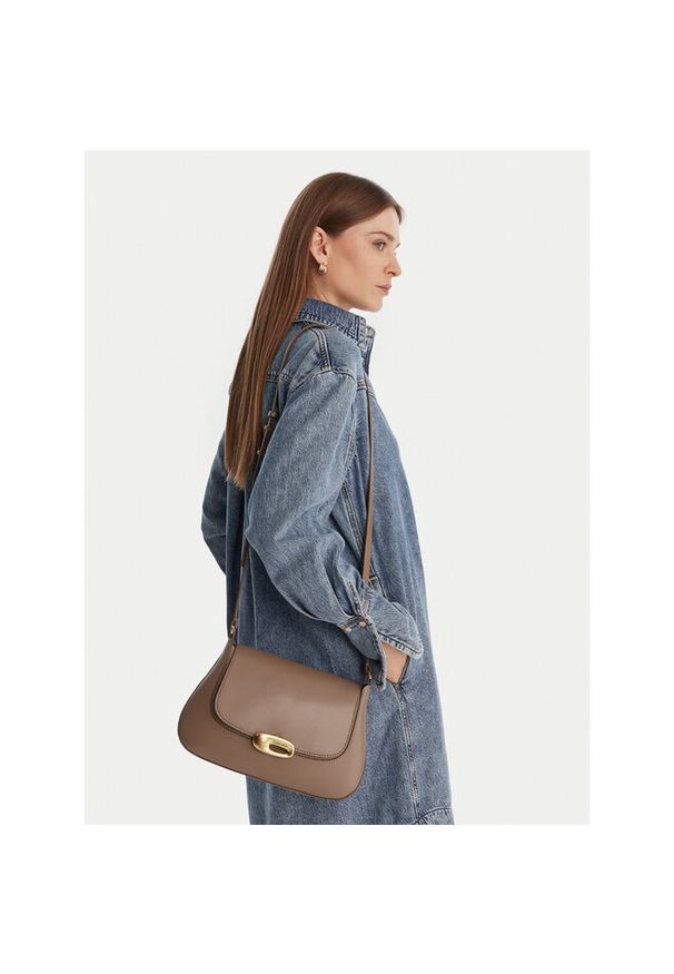 Torebka Calvin Klein. Kolor: beżowy