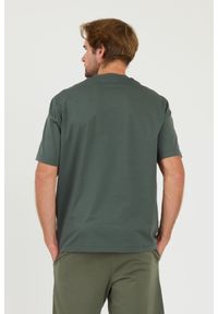 Armani Exchange - ARMANI EXCHANGE Zielony męski t-shirt bawełniany, Rozmiar M. Kolor: zielony. Materiał: bawełna #2