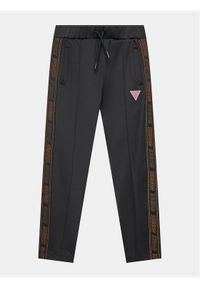 Guess Spodnie dresowe L3BQ16 KB212 Czarny Relaxed Fit. Kolor: czarny. Materiał: syntetyk #1