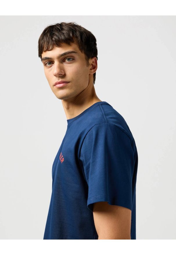 Wrangler - MESKA KOSZULKA WRANGLER GRAPHIC TEE NAVY 112362806