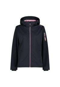 Kurtka przeciwdeszczowa damska z kapturem CMP. Typ kołnierza: kaptur. Kolor: szary. Sport: turystyka piesza #1