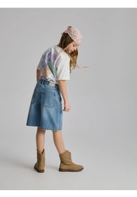 Reserved - Jeansowe szorty bermudy - niebieski. Kolor: niebieski. Materiał: jeans #1