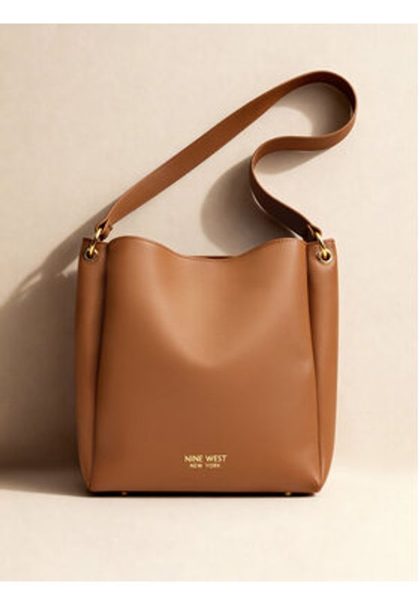 Nine West Torebka CEO-ARIA-S24414 Brązowy. Kolor: brązowy