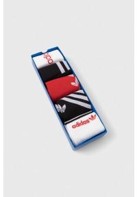 adidas Originals skarpetki 5-pack kolor biały. Kolor: biały. Materiał: bawełna, włókno, materiał #3