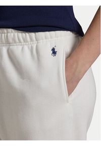 Polo Ralph Lauren Spodnie dresowe Prl Flc Pnt 211943009001 Biały Regular Fit. Kolor: biały. Materiał: bawełna #6