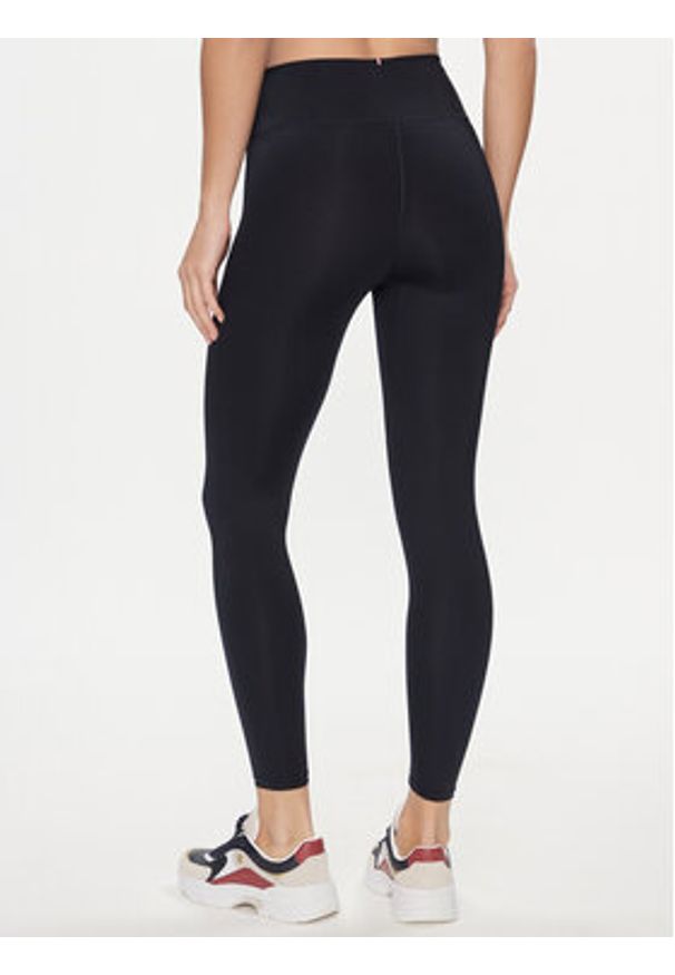 TOMMY HILFIGER - Tommy Hilfiger Legginsy Essentials WW0WW41082 Granatowy Slim Fit. Kolor: niebieski. Materiał: syntetyk