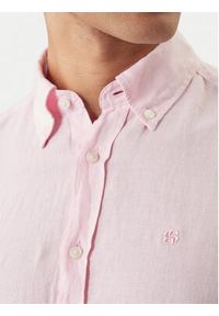BOSS Koszula H-Liam 50556077 Różowy Regular Fit. Kolor: różowy. Materiał: len #5