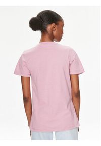 Pinko T-Shirt 101752 A1NW Różowy Regular Fit. Kolor: różowy. Materiał: bawełna #4