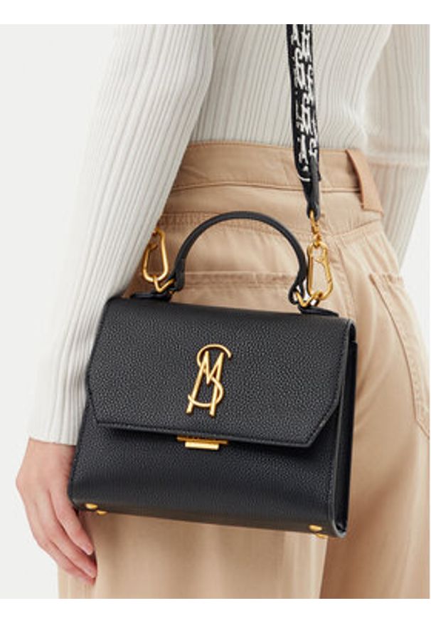Steve Madden Torebka Blattuca SM13000782 Czarny. Kolor: czarny. Materiał: skórzane