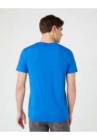 Wrangler - WRANGLER SS SIGN OFF TEE MĘSKI T-SHIRT KOSZULKA LOGO NAUTICAL BLUE W7C07D3V2 112146300 #3