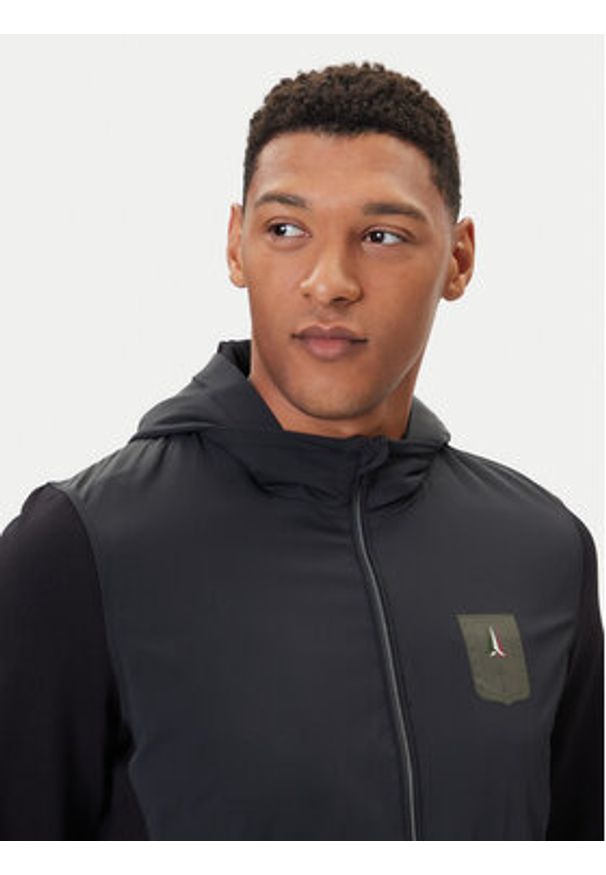 Aeronautica Militare Kurtka przejściowa 252AF0514UF00559 Czarny Regular Fit. Kolor: czarny. Materiał: syntetyk