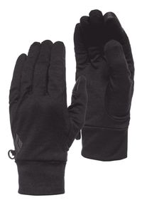 Rękawice trekkingowe męskie Black Diamond Lightweight Wooltech czarne. Kolor: czarny. Sezon: zima. Sport: narciarstwo