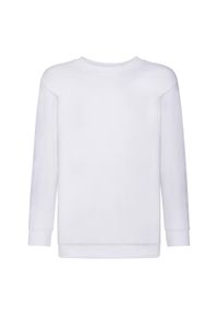 FRUIT OF THE LOOM - Bluza Dziecięca Classic Plain Setin. Kolor: biały