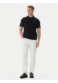 Karl Lagerfeld - KARL LAGERFELD Polo 745020 562221 Czarny Regular Fit. Typ kołnierza: polo. Kolor: czarny. Materiał: bawełna #4