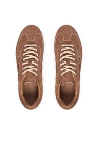Nokwol Sneakersy August Beżowy. Kolor: beżowy. Materiał: skóra, zamsz #6