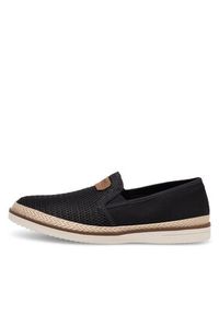 Rieker Espadryle B2366-00 Czarny. Kolor: czarny. Materiał: materiał #8