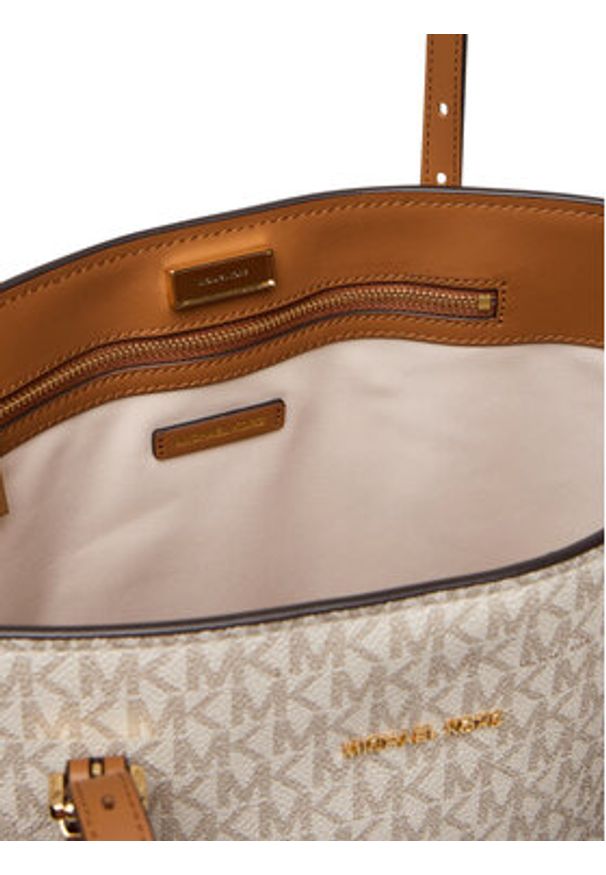 MICHAEL Michael Kors Torebka Quinn 30S5GQNT3B Écru. Materiał: skórzane
