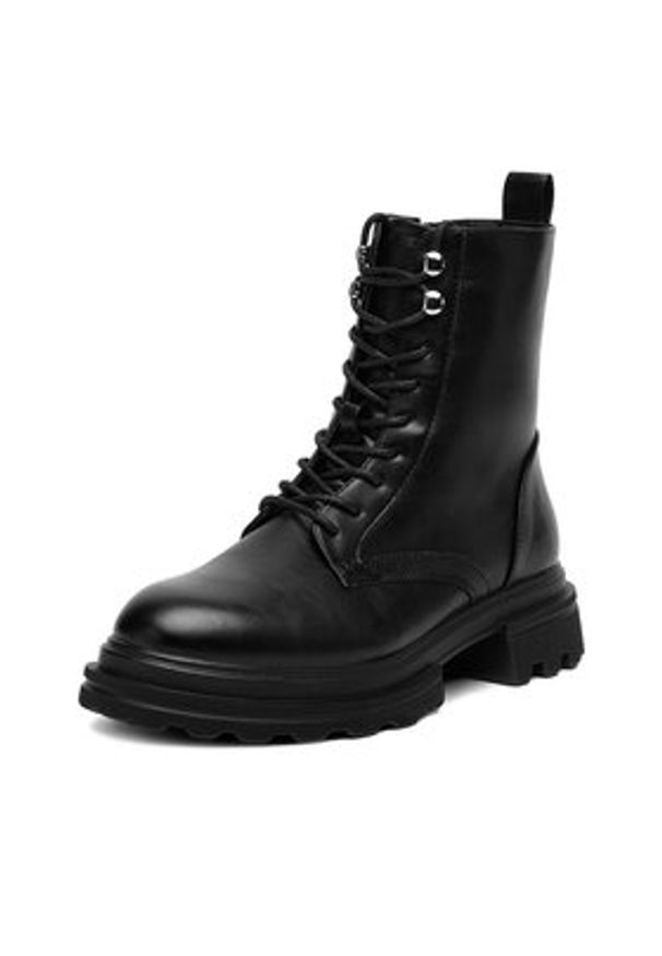 Jenny - JENNY Trzewiki CEO-HY66001-1 Czarny. Kolor: czarny. Materiał: materiał, syntetyk