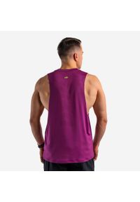 Tank top treningowy DZIK® fioletowy. Kolor: fioletowy. Materiał: materiał