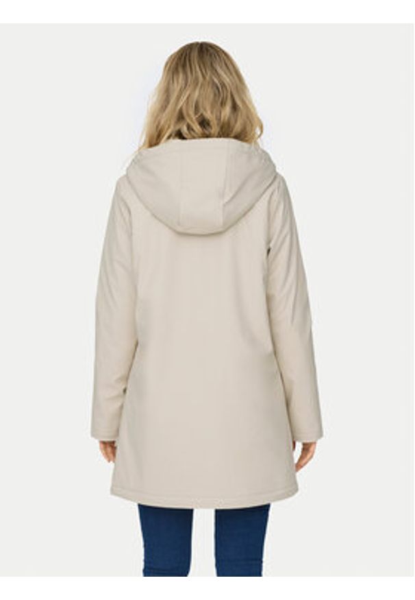 only - ONLY Kurtka przeciwdeszczowa Sally 15206116 Beżowy Regular Fit. Kolor: beżowy. Materiał: syntetyk
