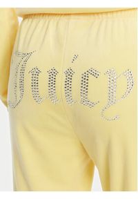 Juicy Couture Spodnie dresowe Tina JCAPW045 Żółty Regular Fit. Kolor: żółty. Materiał: syntetyk #3