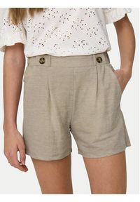 JDY Szorty materiałowe Birdie Geggo 15320995 Beżowy Regular Fit. Kolor: beżowy. Materiał: syntetyk, wiskoza #3