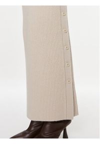 Calvin Klein Spódnica ołówkowa K20K206017 Beżowy Slim Fit. Kolor: beżowy. Materiał: wełna #4