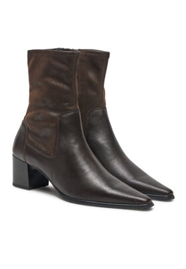 Vagabond Shoemakers Botki Giselle 5654-202-35 Brązowy. Kolor: brązowy. Materiał: skóra