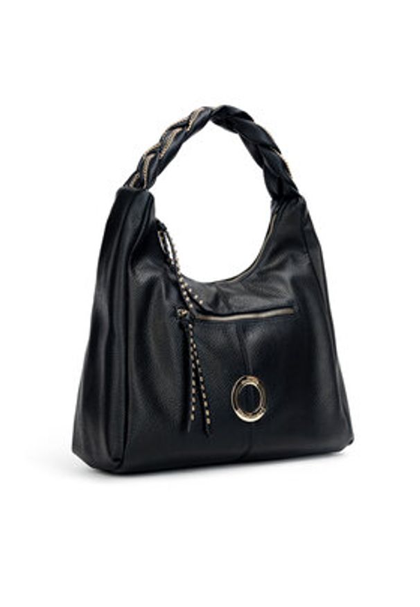 Monnari Torebka TORIMP0-24Z-BAG5930-K020D000-R00 Czarny. Kolor: czarny. Materiał: skórzane