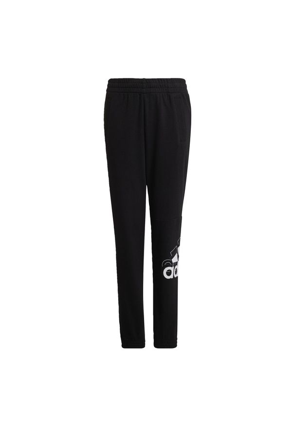 Spodnie dresowe dla dzieci Adidas Brandlove Czarny. Kolor: czarny, biały, wielokolorowy. Materiał: dresówka. Sport: joga i pilates