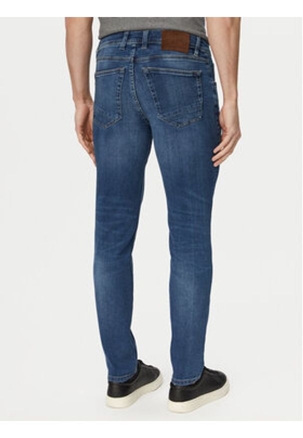 Bugatti Jeansy 3108D-16671E Niebieski Slim Fit. Kolor: niebieski