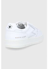 MOA Concept Buty skórzane kolor biały na płaskiej podeszwie. Zapięcie: sznurówki. Kolor: biały. Materiał: skóra. Obcas: na płaskiej podeszwie #4