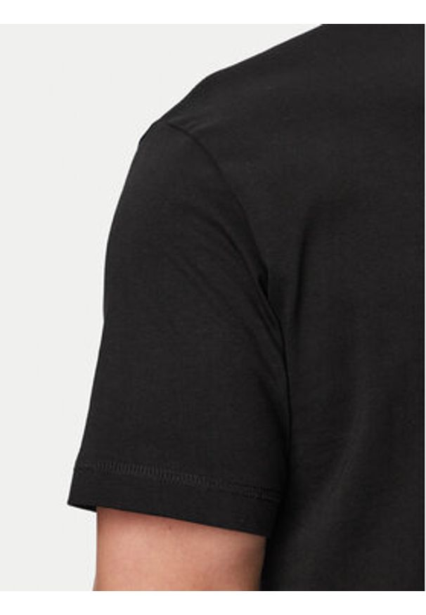 Guess T-Shirt M6GI15 K3008 Czarny Regular Fit. Kolor: czarny. Materiał: bawełna