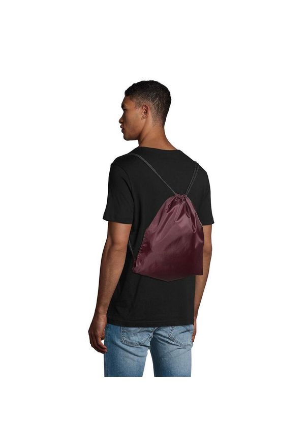 SOL'S - Urban Plain Drawstring Bag. Kolor: czerwony, wielokolorowy, brązowy