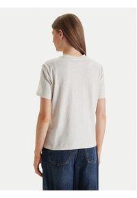 Calvin Klein Jeans T-Shirt LV047C912G Beżowy Regular Fit. Kolor: beżowy. Materiał: bawełna #2