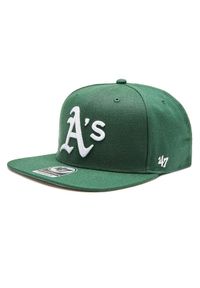 47 Brand Czapka z daszkiem MLB Oakland Athletics Sure Shot '47 CAPTAIN B-SRS18WBP-DGB Zielony. Kolor: zielony. Materiał: materiał