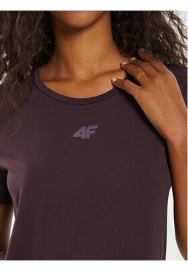 4f - 4F Koszulka techniczna 4FWAW24TFTSF0953 Fioletowy Regular Fit. Kolor: fioletowy. Materiał: syntetyk