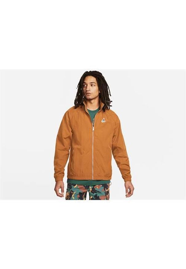 Kurtka treningowa męska Nike Air Jordan Essential Statement Warmup. Kolor: brązowy. Materiał: syntetyk. Sport: bieganie