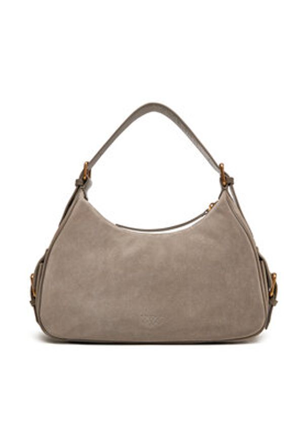 Pinko - PINKO Torebka Cargo Bag Maxi PE 25 PLTT 104507 A29N Szary. Kolor: szary. Materiał: skórzane, zamszowe