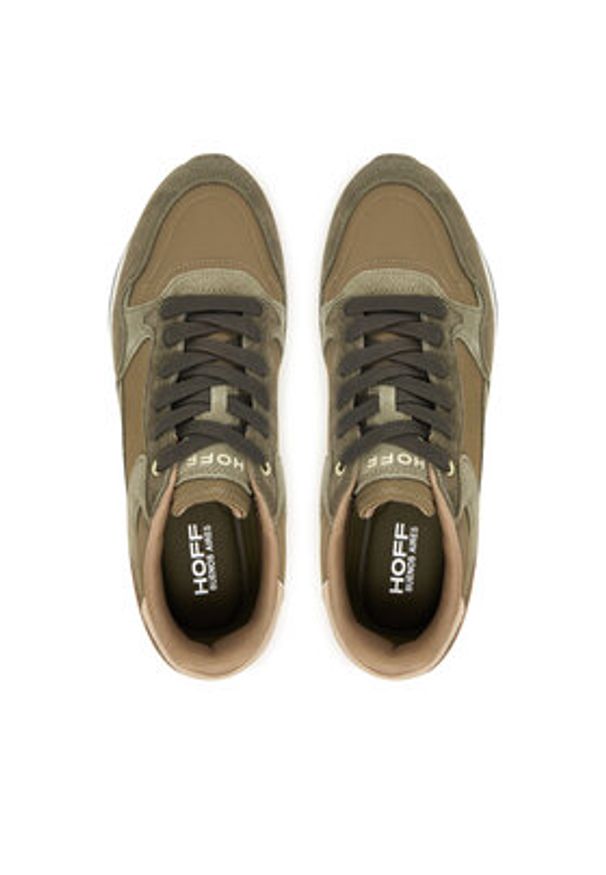 HOFF Sneakersy City Buenos Aires 22502601 Khaki. Kolor: brązowy. Materiał: zamsz, skóra