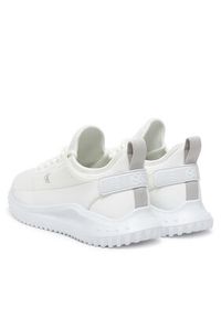 Calvin Klein Jeans Sneakersy Eva Runner Low Lace Mix In YW0YW01759 Biały. Kolor: biały. Materiał: materiał #5