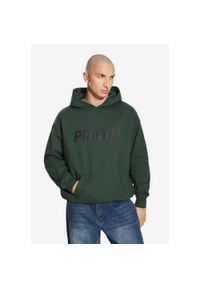 Bluza sportowa męska Prosto Big Log z kapturem. Typ kołnierza: kaptur. Kolor: zielony #1