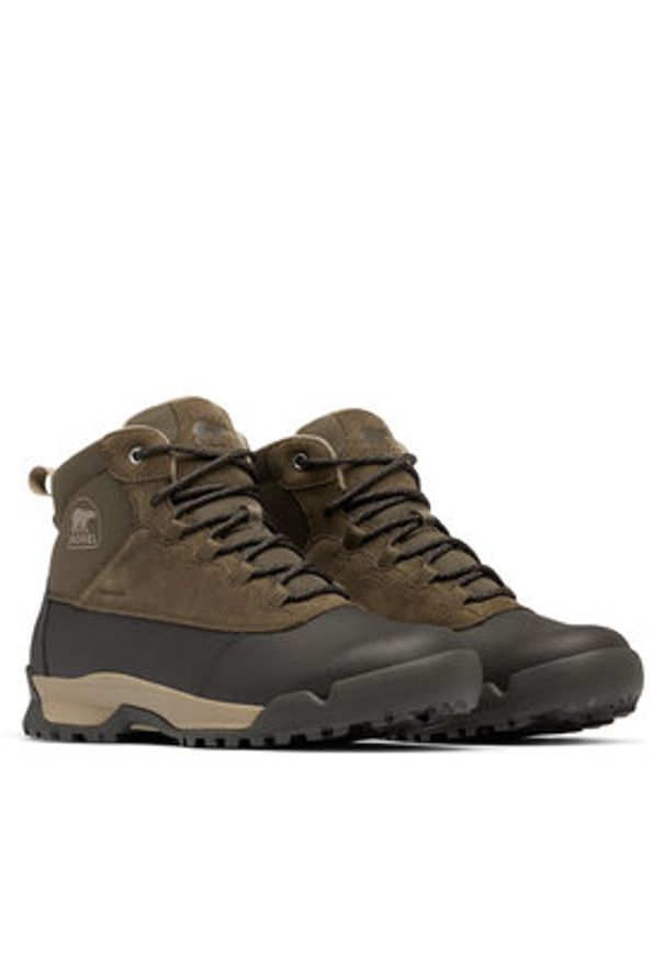 sorel - Sorel Trekkingi Buxton Lite Lace Plus Wp 2084871245 Brązowy. Kolor: brązowy. Materiał: zamsz, skóra. Sport: turystyka piesza