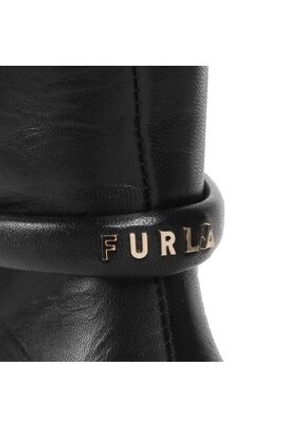 Furla Botki Core YG61FCD-X30000-O6000-1007 Czarny. Kolor: czarny. Materiał: skóra
