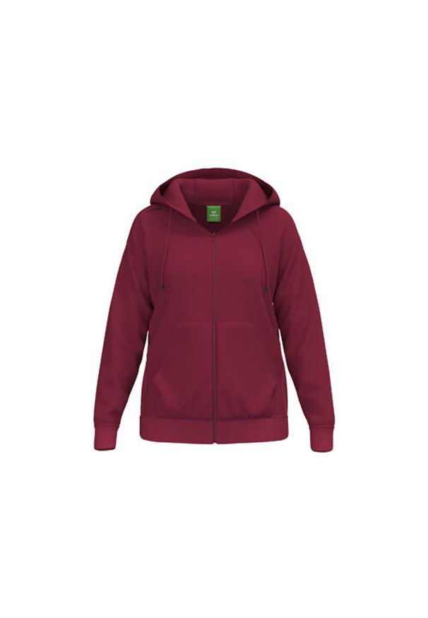 ERIMA - Damska kurtka z kapturem Erima TS. Typ kołnierza: kaptur. Kolor: czerwony, wielokolorowy, brązowy