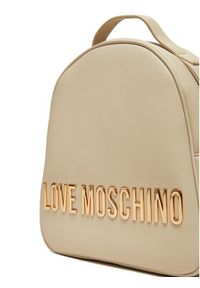 Love Moschino - LOVE MOSCHINO Plecak JC4197PP1MKD0110 Écru. Materiał: skóra