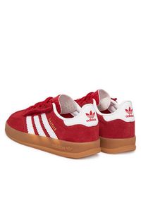 Adidas - adidas Sneakersy Gazelle Indoor Comfort Closure Elastic Lace IH9132 Czerwony. Kolor: czerwony. Materiał: skóra, zamsz. Model: Adidas Gazelle #5