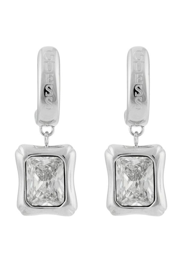 Guess Kolczyki JUBE05 172JW Srebrny. Materiał: metalowe. Kolor: srebrny