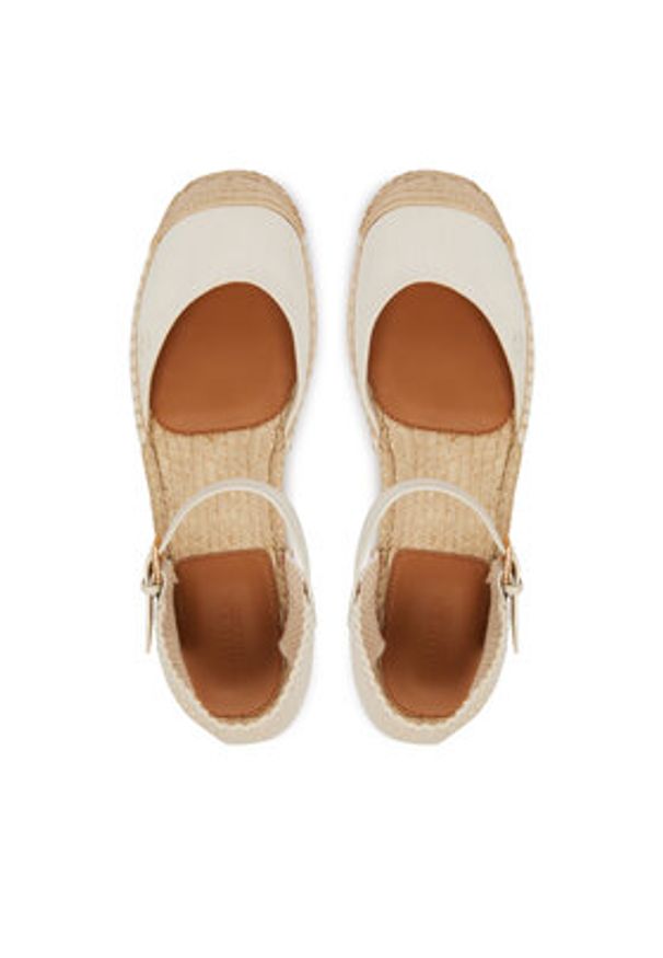 Lauren Ralph Lauren - LAUREN RALPH LAUREN Espadryle 802982888003 Biały. Kolor: biały. Materiał: materiał