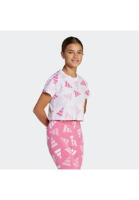 Adidas - Koszulka dziecięca ADIDAS. Materiał: bawełna, włókno. Sport: joga i pilates #1